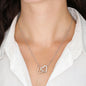 A Prayer for My Daughter - interlocking Hearts Necklaces with Card