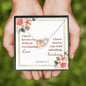 Interlocking Hearts Necklaces with A Bible Verse Card - Jeremiah 31:3