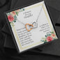 A Prayer for My Daughter - interlocking Hearts Necklaces with Card