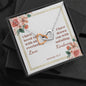 Interlocking Hearts Necklaces with A Bible Verse Card - Jeremiah 31:3