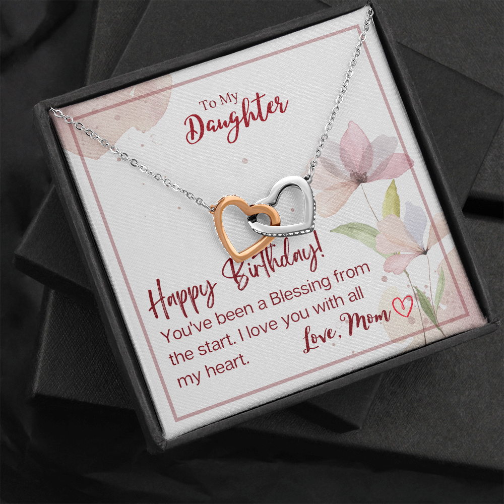 To my daughter interlocking necklace outlet