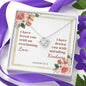 Love Knot Necklaces with A Bible Verse Card - Jeremiah 31:3