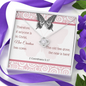 Love Knot Necklace with A Bible Verse Card - 2 Corinthians 5:17