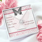 Love Knot Necklace with A Bible Verse Card - 2 Corinthians 5:17