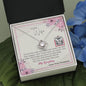 To My Wife - Love Knot Necklace with Message Card & QR code for E-Card