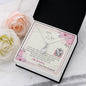 To My Wife - Alluring Beauty Necklace with Message Card & QR code for E-Card