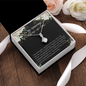 Daughter To Mother In Law - Alluring Beauty Necklace with Message Card