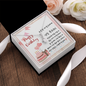 To My Friend - Alluring Beauty Necklace with Happy Birthday Message Card in KOREAN