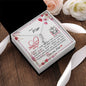 Dear Mum - Alluring Beauty Necklace with Mother's Day Message Card & QR code for E-Card