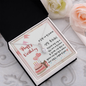 To My Friend - Alluring Beauty Necklace with Happy Birthday Message Card in KOREAN