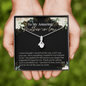Daughter To Mother In Law - Alluring Beauty Necklace with Message Card