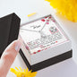 Dear Mom - Alluring Beauty Necklace with Message Card & QR code for E-Card