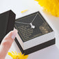 Alluring Beauty Necklaces with Bible Verse Card - Romans 6:23