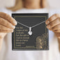 Alluring Beauty Necklaces with Bible Verse Card - Romans 6:23