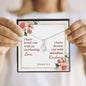 Alluring Beauty Necklaces with A Bible Verse Card - Jeremiah 31:3