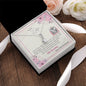To My Wife - Alluring Beauty Necklace with Message Card & QR code for E-Card