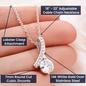 Alluring Beauty Necklace with A Bible Verse Card - 2 Corinthians 5:17