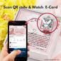 Mom To Daughter - Sweetest Hearts Necklace with Message Card & QR code for E-Card