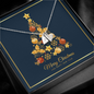 Sweetest Hearts Necklace with Christmas Card