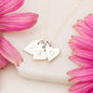 Dear Mom - Sweetest Hearts Necklace with Message Card & QR code for E-Card