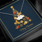 Sweetest Hearts Necklace with Christmas Card