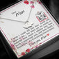 Dear Mom - Sweetest Hearts Necklace with Message Card & QR code for E-Card
