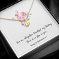Sweetest Hearts Necklace with Bible Verse Card - Song of Solomon 4:7
