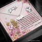 Mom To Daughter - Sweetest Hearts Necklace with Message Card & QR code for E-Card