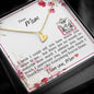 Dear Mom - Sweetest Hearts Necklace with Message Card & QR code for E-Card