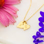 Dear Mom - Sweetest Hearts Necklace with Message Card & QR code for E-Card