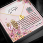 Mom To Daughter - Sweetest Hearts Necklace with Message Card & QR code for E-Card