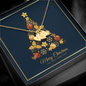 Sweetest Hearts Necklace with Christmas Card