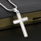 Dear Mum - Cross Necklace with Mother's Day Message Card & QR code for E-Card