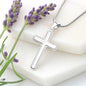 Dear Mum - Cross Necklace with Mother's Day Message Card & QR code for E-Card