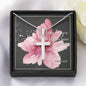 Cross Necklace with Bible Verse Card - Psalms 63:8