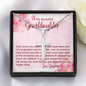 To My Granddaughter - Cross Necklace with Message Card