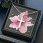 Cross Necklace with Bible Verse Card - Psalms 63:8