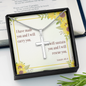 Cross Necklace with Bible Verse Card - Isaiah 46:4