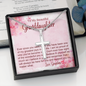 To My Granddaughter - Cross Necklace with Message Card