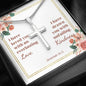 Cross Necklaces with A Bible Verse Card - Jeremiah 31:3
