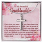 To My Granddaughter - Cross Necklace with Message Card