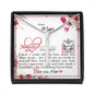 Dear Mum - Cross Necklace with Mother's Day Message Card & QR code for E-Card