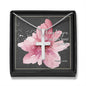 Cross Necklace with Bible Verse Card - Psalms 63:8