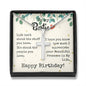 To My Bestie - Cross Necklaces with Birthday Message Card