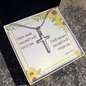 Cross Necklace with Bible Verse Card - Isaiah 46:4