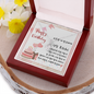 To My Friend - Alluring Beauty Necklace with Happy Birthday Message Card in KOREAN