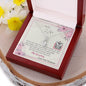 To My Wife - Alluring Beauty Necklace with Message Card & QR code for E-Card