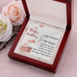 To My Friend - Alluring Beauty Necklace with Happy Birthday Message Card in KOREAN
