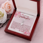 To My Granddaughter - Alluring Beauty Necklace with Message Card