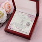 To My Wife - Alluring Beauty Necklace with Message Card & QR code for E-Card